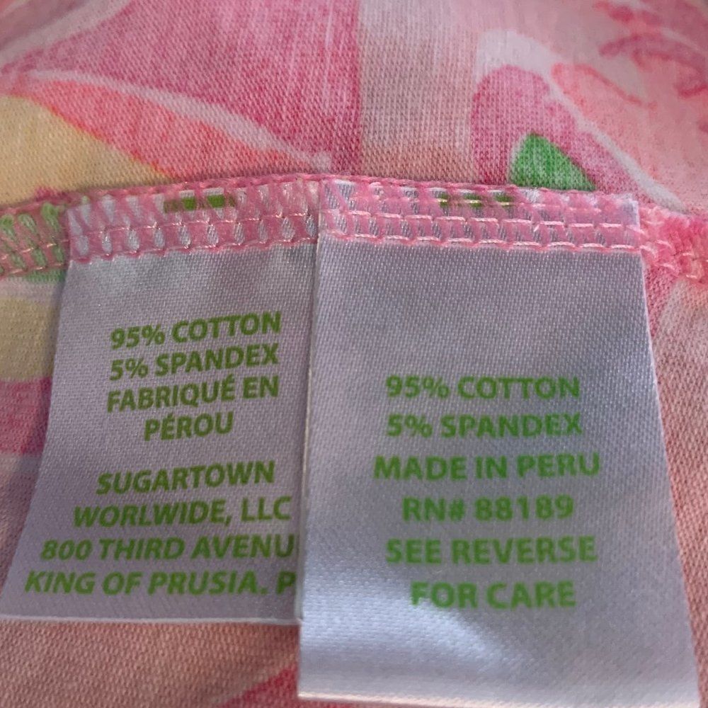 New Lilly Pulitzer Flamingo Michelle Top Size XXS - Picture 4 of 6